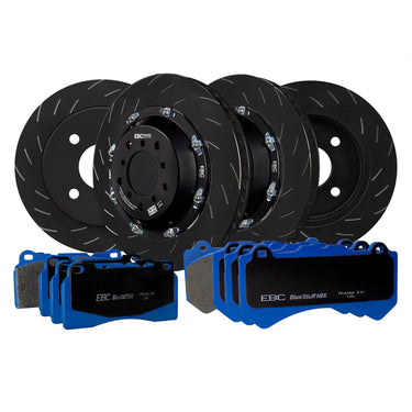 EBC Brakes | Front & Rear 2-Piece Disc & Pad Kit | Honda Civic Type R | FK2 2.0T K20C1 | 2015-2016