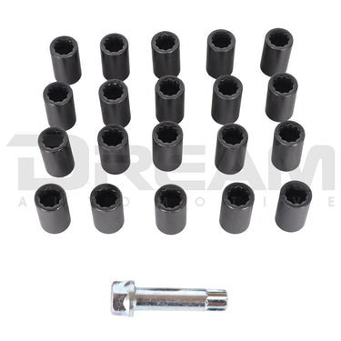 Dream Automotive | Tuner Style Wheel Nut Set | Honda Civic Type R | 2.0T K20C1 | 2015+