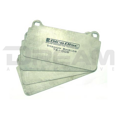 Girodisc | Rear Titanium Brake Pad Shields | Honda NSX | NC1 3.5T V6 Hybrid | 2017-2022