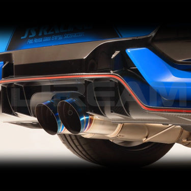 J's Racing | FX-PRO Full Titanium Dual Muffler 70RS Exhaust System | Honda Civic Type R | FK8 2.0T K20C1 | 2017+