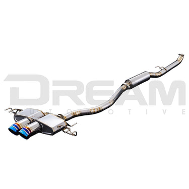 J's Racing | ZX Full Titanium Axle Back Exhaust System | Honda Civic Type R | FL5 2.0T K20C1 | 2023+