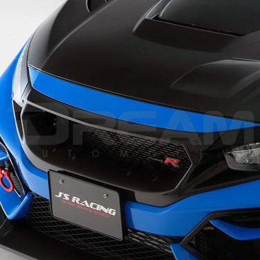 J's Racing Front Carbon Sports Grille | Honda Civic Type R | FK8 2.0T K20C1 | 2017+
