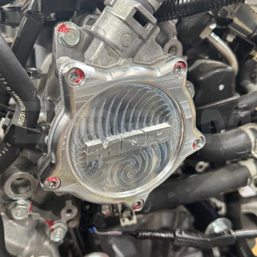 MDR Industries | Billet Vacuum Pump Cover | Honda Civic Type R | 2.0T K20C1 | 2015+