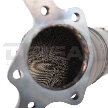 Milltek Sport | Downpipe with Twin 200 Cell HJS Cat | Honda Civic Type R | FK8/FL5 2.0T K20C1 | 2017+