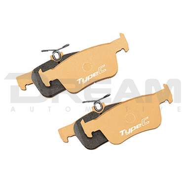 Mugen | Type-C Competition Rear Brake Pads | Honda Civic Type R | FK8/FL5 2.0T K20C1 | 2017+