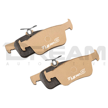 Mugen | Type-S Sport Rear Brake Pads | Honda Civic Type R | FK8/FL5 2.0T K20C1 | 2017+