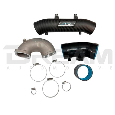 PRL Motorsport | Matte Carbon Fiber Turbocharger Inlet Pipe Kit | Honda Civic Type R | FK8 2.0T K20C1 | 2017-2022