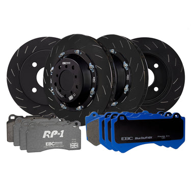 EBC Brakes | Front & Rear 2-Piece Disc & Pad Kit | Honda Civic Type R | FK2 2.0T K20C1 | 2015-2016