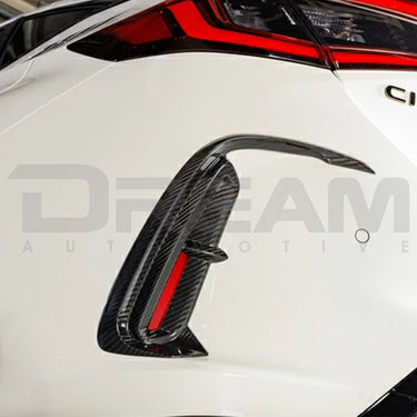 Axis | Carbon Fibre Rear Reflector Garnish | Honda Civic Type R | FL5 2.0T K20C1 | 2023+