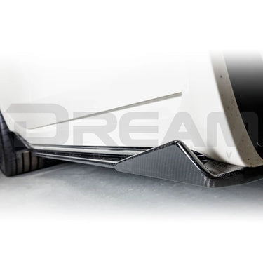 Axis | Carbon Fibre Side Skirt Extensions | Honda Civic Type R | FL5 2.0T K20C1 | 2023+