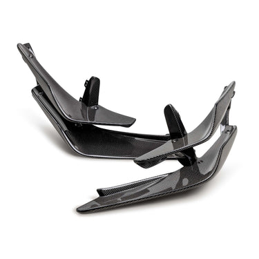 Seibon Carbon | Carbon Fiber Front Bumper Canards | Honda Civic Type R | FL5 2.0T K20C1 | 2023+