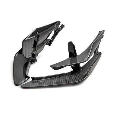 Seibon Carbon | Carbon Fiber Front Bumper Canards | Honda Civic Type R | FL5 2.0T K20C1 | 2023+