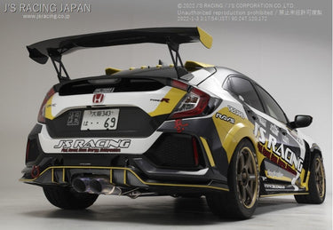 J's Racing | FX-PRO Full Titanium Dual Muffler 70RS Exhaust System | Honda Civic Type R | FK8 2.0T K20C1 | 2017+
