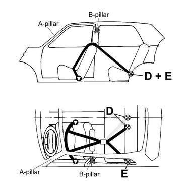 TAKATA | Drift II Snap-On 4-Point Harness