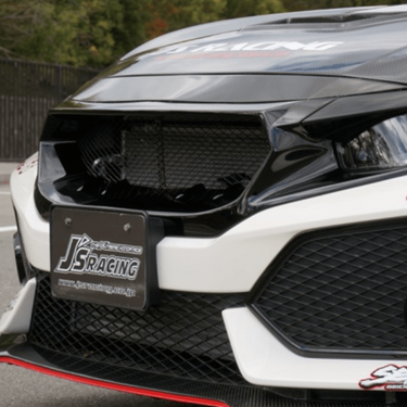 J's Racing Front FRP Sports Grille | Honda Civic Type R | FK8 2.0T K20C1 | 2017+