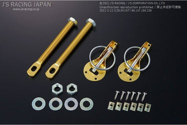 J's Racing Bonnet Pins
