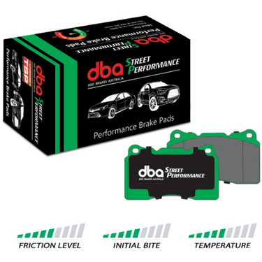 DBA Street Performance Front Brake Pads | Honda Civic Type R | 2.0T K20C1 | 2015+