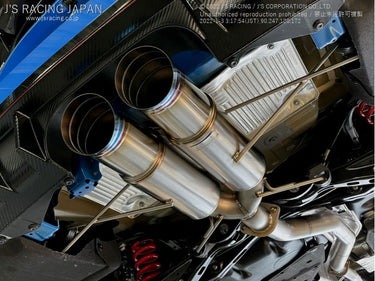 J's Racing | FX-PRO Full Titanium Dual Muffler 70RS Exhaust System | Honda Civic Type R | FK8 2.0T K20C1 | 2017+