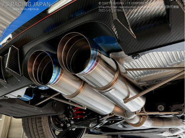 J's Racing FX-PRO Full Titanium Dual Muffler 70RR Exhaust System | Honda Civic Type R | FK8 2.0T K20C1 | 2017+