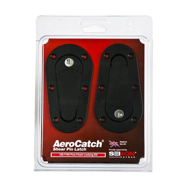 Seibon Carbon Edition Aerocatch Plus Flush Latch and Pin Kit | Black