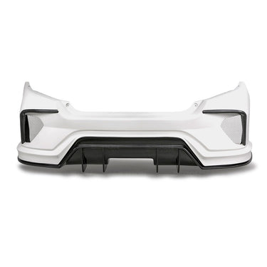 Seibon TT-Style Fibreglass | Carbon Fibre Rear Bumper | Honda Civic Type R | FK8 2.0T K20C1 | 2016+