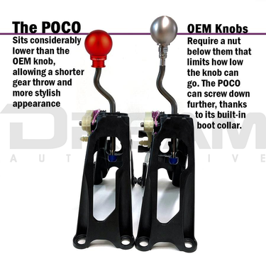 ACUITY | POCO Gear Knob Low Profile For M10x1.5 Thread 6-Speed Gearboxes | Honda