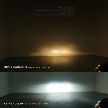 HiRev Sports | XB LED Headlights V2 by Morimoto | Honda Civic Type R | FK8 2.0T K20C1 | 2017-2021