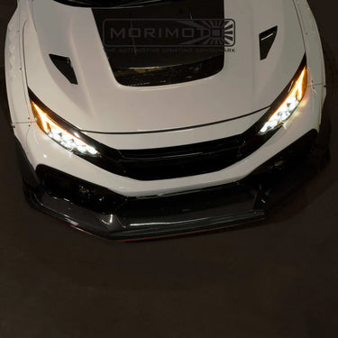 HiRev Sports | XB LED Headlights V2 by Morimoto | Honda Civic Type R | FK8 2.0T K20C1 | 2017-2021