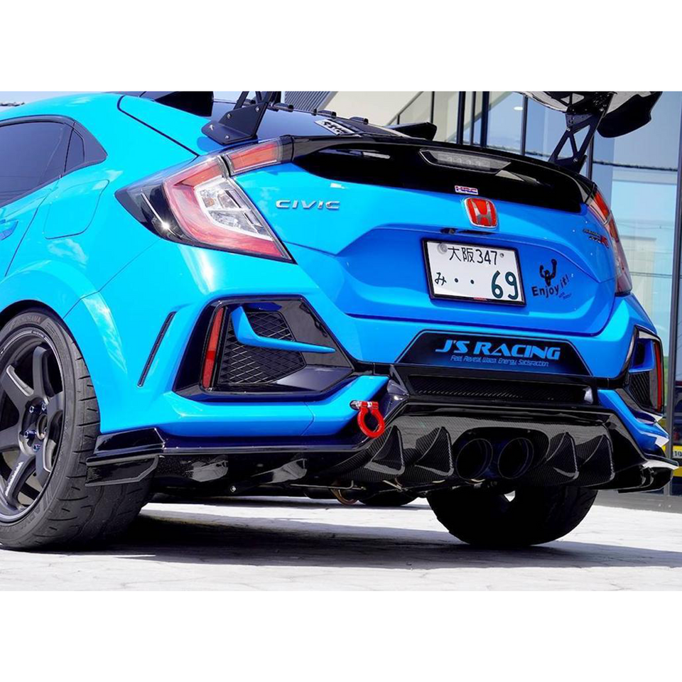 Fk8 Type R Js Racing J's Racing | Rear Diffuser | Honda Civic Type R | FK8 2.0T K20C1 | 201 ...