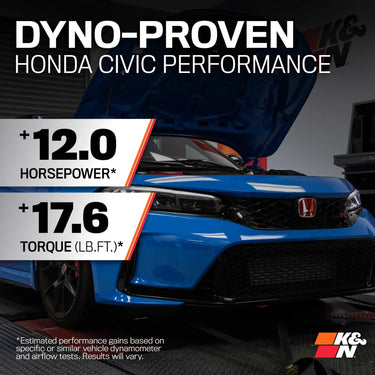 K&N | Cold Air Intake System | Honda Civic Type R | FL5 2.0T K20C1 | 2023+