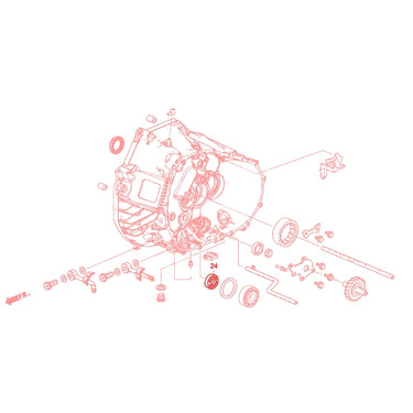 Genuine Honda | Input Shaft Oil Seal 28x43x7 | Honda Civic Type R | 2015-2021