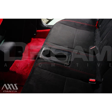 Axis | Carbon Fibre Rear Cup Holder Cover | Honda Civic Type R | FL5 2.0T K20C1 | 2023+