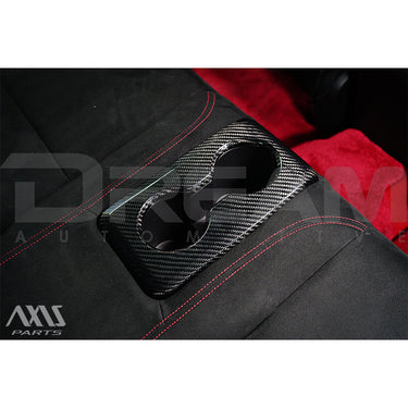 Axis | Carbon Fibre Rear Cup Holder Cover | Honda Civic Type R | FL5 2.0T K20C1 | 2023+