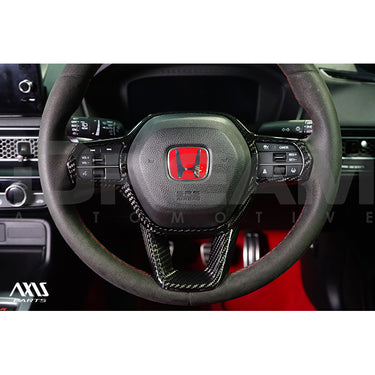 Axis | Carbon Fibre Steering Wheel Cover | Honda Civic Type R | FL5 2.0T K20C1 | 2023+