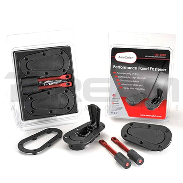 Aerocatch | Flush Latch and Pin Kit | Black