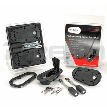 Aerocatch | Flush Latch and Pin Kit | Black