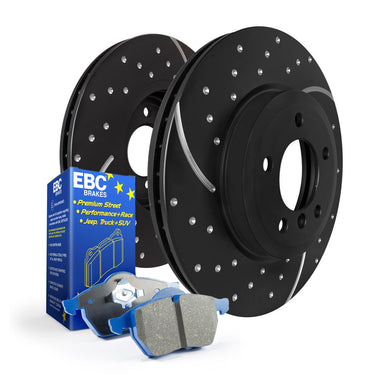 EBC Brakes | Rear Disc and Pad Kit | Honda Civic Type R | FK8/FL5 2.0T K20C1 | 2017+