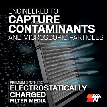 K&N | Lifetime Washable Cabin Air Filter | Honda Civic Type R | FL5 2.0T K20C1 | 2023+