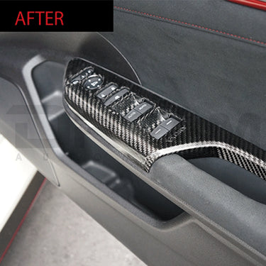 Axis | Carbon Arm Rest Door Trim Cover | Honda Civic Type R | FK8 2.0T K20C1 | 2017-2021