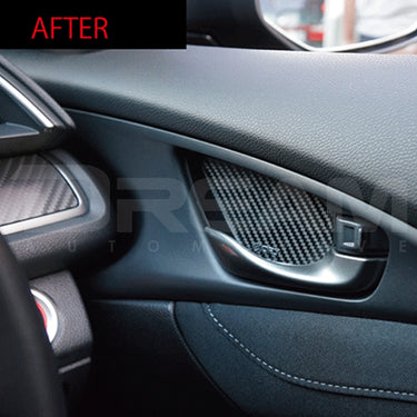 Axis | Carbon Inner Door Handle Cover | Honda Civic Type R | FK8 2.0T K20C1 | 2017-2021