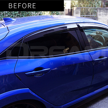 Axis | Carbon Lower Window Trim Covers | Honda Civic Type R | FK8 2.0T K20C1 | 2017-2021