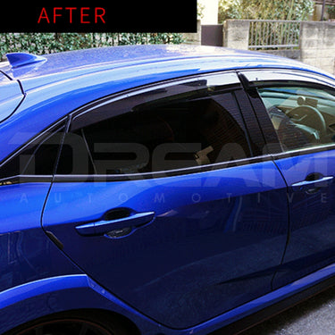 Axis | Carbon Lower Window Trim Covers | Honda Civic Type R | FK8 2.0T K20C1 | 2017-2021