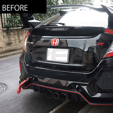 Axis | Carbon Rear Bumper Side Cover | Honda Civic Type R | FK8 2.0T K20C1 | 2017-2021