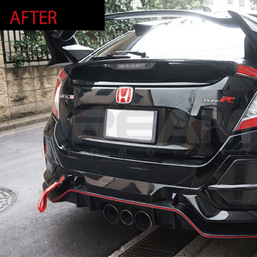 Axis | Carbon Rear Bumper Side Cover | Honda Civic Type R | FK8 2.0T K20C1 | 2017-2021