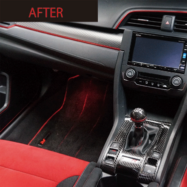 Axis | Carbon Shift Panel Surround | Honda Civic Type R | FK8 2.0T K20C1 | 2017-2021