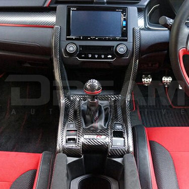 Axis | Carbon Side Shift Panel Cover | Honda Civic Type R | FK8 2.0T K20C1 | 2017-2021