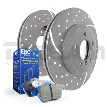 EBC Brakes | Rear Disc and Pad Kit | Honda Civic Type R | FK8/FL5 2.0T K20C1 | 2017+