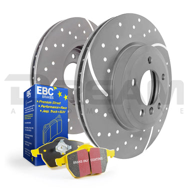 EBC Brakes | Rear Disc and Pad Kit | Honda Civic Type R | FK8/FL5 2.0T K20C1 | 2017+
