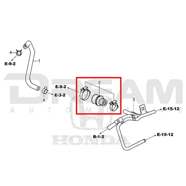 Genuine Honda | Crankcase Breather Hose | Honda Civic Type R | 2.0T K20C1 | 2015+