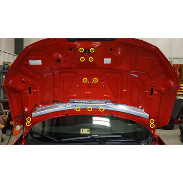 Dress Up Bolts | Hood Titanium Hardware Kit | Honda Civic Type R | FK8 2.0 K20C1 | 2017-2022